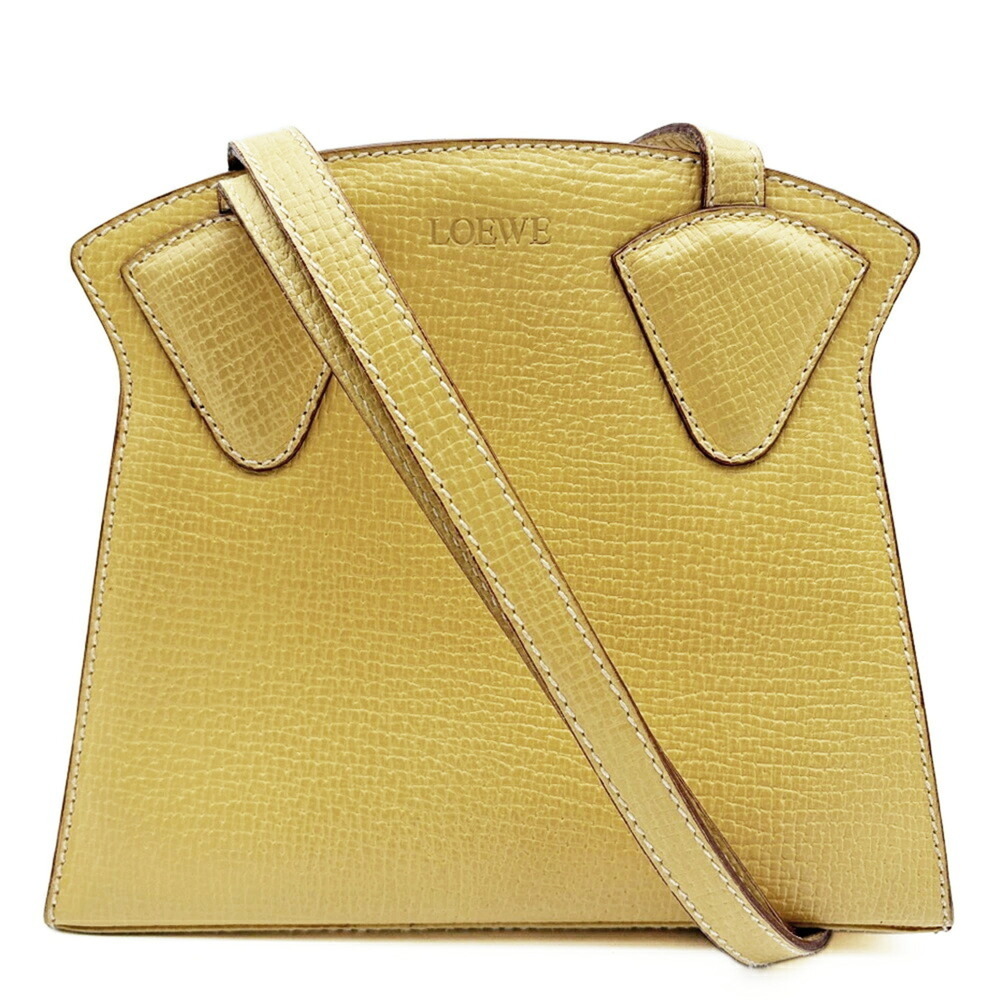 Loewe LOEWE bag, shoulder embossed leather, yellow